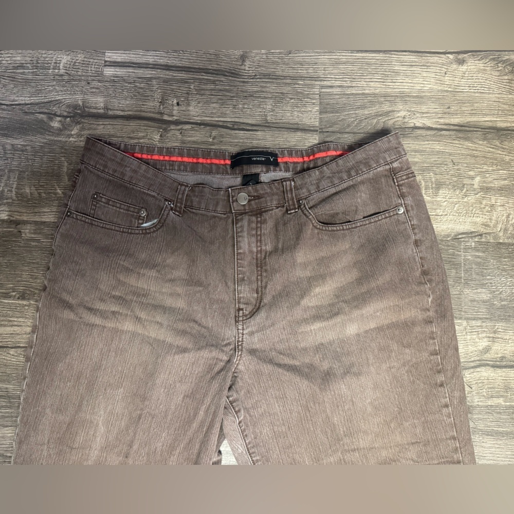 Venezia Chocolate Brown Corduroy Trousers - Picture 2 of 6